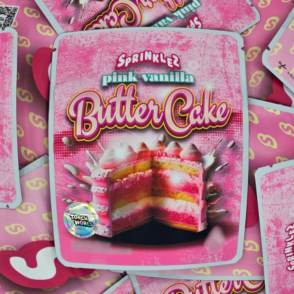 Sprinklez Pink vanilla Butter cake