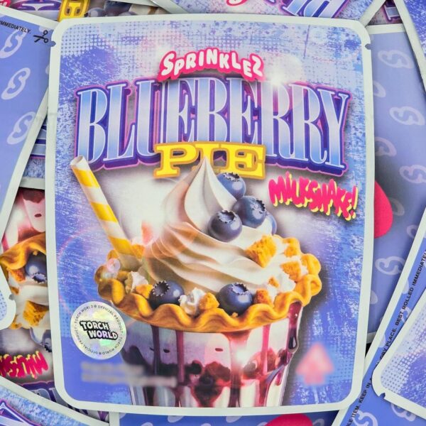 sprinklez blueberry pie milkshake