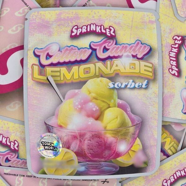 Sprinklez cotton Candy Lemonade Sorbet